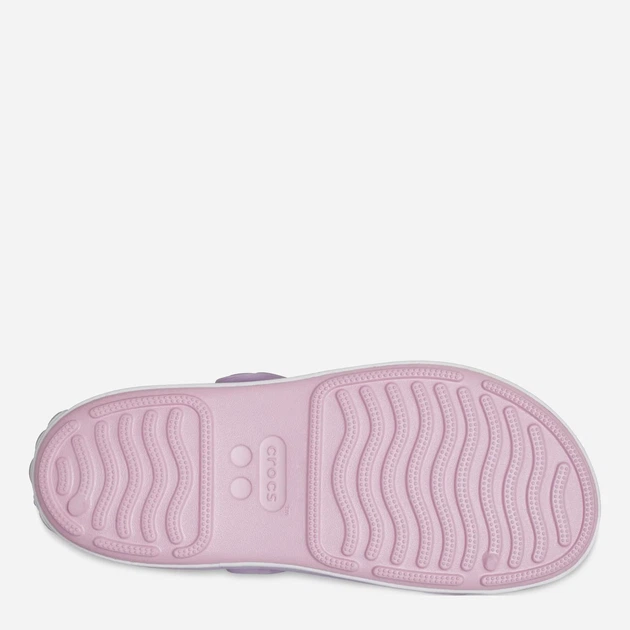 Дитячі сандалії для дівчинки Crocs Crocband Cruiser Sandal Kids 209423-84I 32-33 (J13) Рожеві (196265603763) - зображення 6
