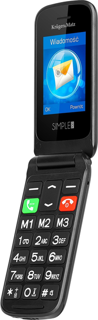 Telefon komórkowy Kruger&Matz Simple 930 DS Black (KM0930.1) - obraz 1