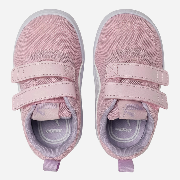 Sneakersy dziecięce dla dziewczynki na rzepy Puma Courtflex v2 Mesh V 37175908 27 (9UK) Różowe (4063697741478) - obraz 5