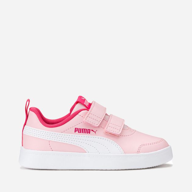 Tenisówki dziecięce dla dziewczynki na rzepy Puma Courtflex v2 V 37154325 34 (1½UK) Różowe (4065449386937) - obraz 1