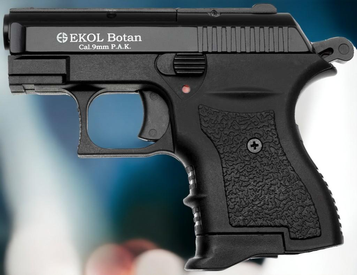 Стартовый шумовой пистолет Ekol Botan Black (9 mm) - изображение 1