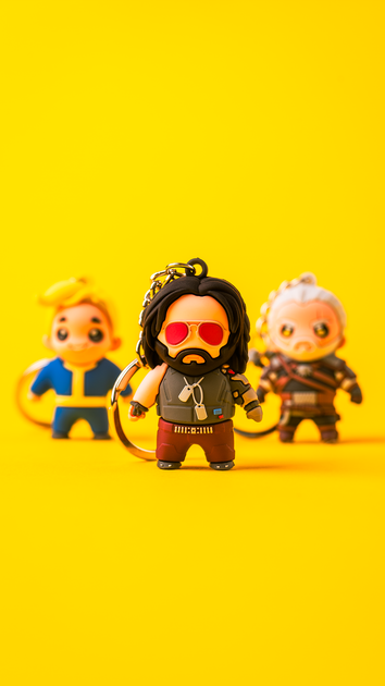 Brelok 3D Good Loot Cyberpunk 2077 Johnny Silverhand (5908305246411) - obraz 5