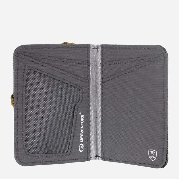 Кошелек женский для карточек Lifeventure Recycled RFID Card Wallet Olive (68254) - изображение 3