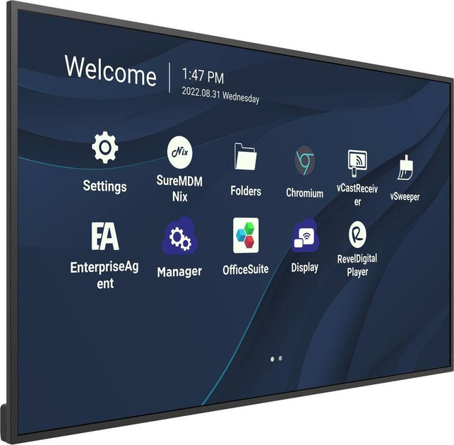 Monitor 43" ViewSonic CDE4330 4K Presentation Display 24/7 - obraz 2