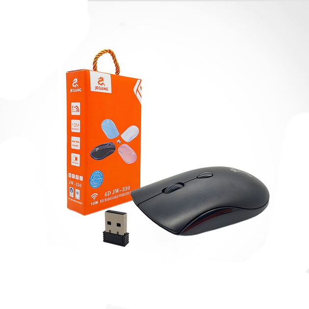 Беспроводная Wireless Мышь JEQANG JW-330, Black - изображение 2