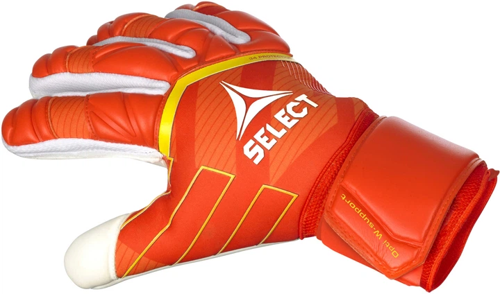 Перчатки вратарские Select Goalkeeper Gloves 34 Protection v24 5 (606) Оранжево-белые (5703543349098) - изображение 2