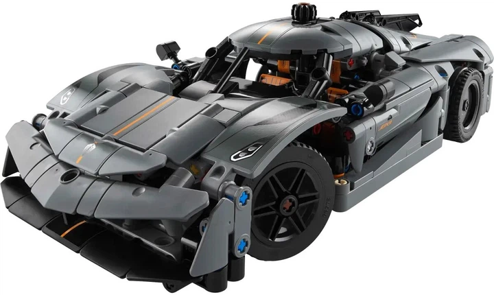 Конструктор LEGO Technic Серый гиперкар Koenigsegg Jesko Absolut