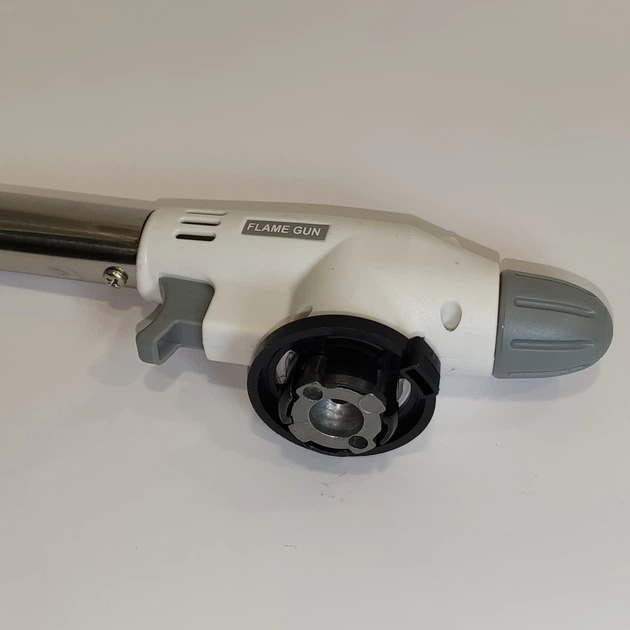 Горелка газовая Flame Gun 920 с пьезоподжигом, белая - изображение 2