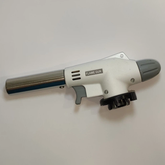Горелка газовая Flame Gun 920 с пьезоподжигом, белая - изображение 3