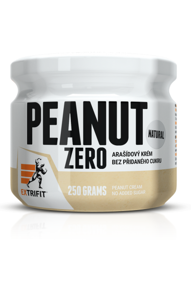 Арахісова паста Extrifit Peanut Zero 250 грам Без смаку - Фото 1 Арахісова паста Extrifit Peanut Zero 250 грам Без смаку - зображення 1