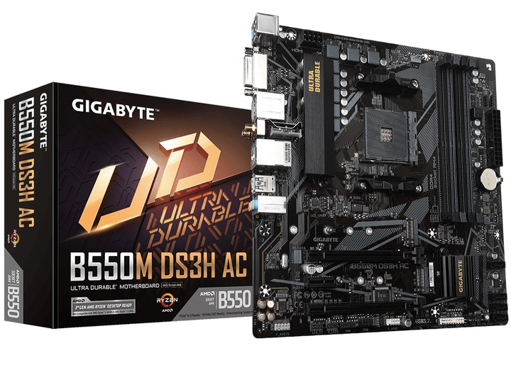 Материнская плата Gigabyte B550M DS3H AC - изображение 1