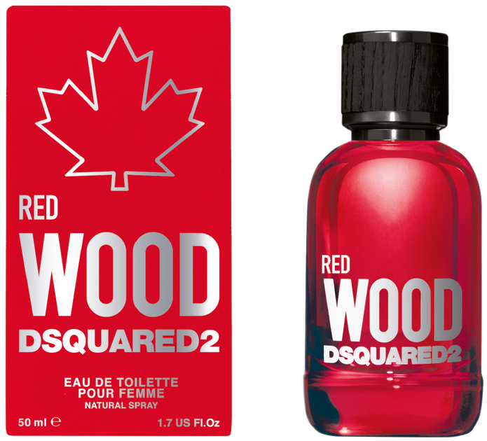 DSquared2 Wood Red (жіноча) туалетна вода 50 мл. - Фото 1 DSquared2 Wood Red (жіноча) туалетна вода 50 мл. - зображення 1