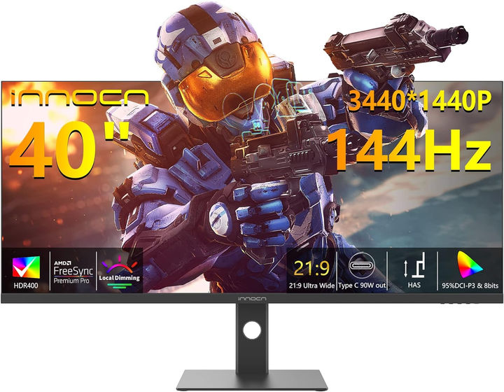Монитор 40" INNOCN 40C1R WQHD IPS 144 Гц Factory Recertified g2 – фото ...