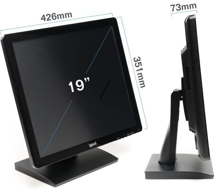 Монитор 19" Iggual IGG315736 HD TFT 75 Гц Factory Recertified g3 - изображение 5