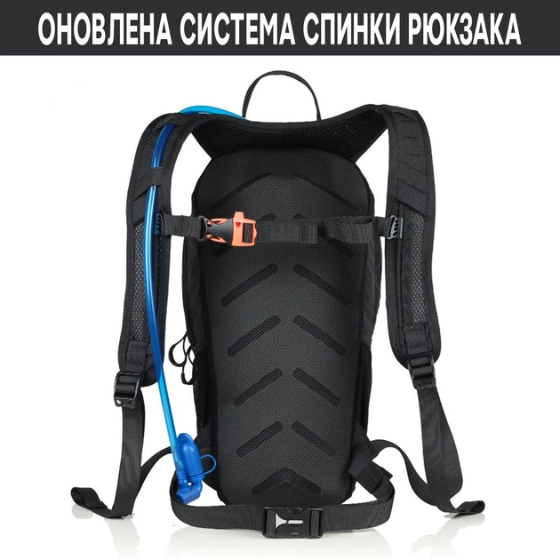 Вело рюкзак Rhinowalk X20801B 20 л Ripstop Черный (RWK-X20801B-4516) - изображение 3