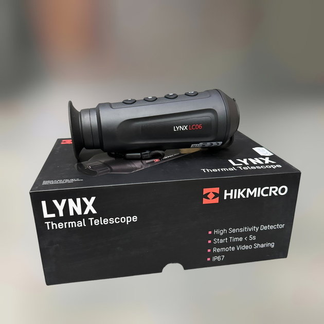 Тепловизионный монокуляр HikMicro LYNX LC06, 6.2 мм, 250 м, Wi-Fi (HM-2TS01-06XF / W-LC06) - изображение 1