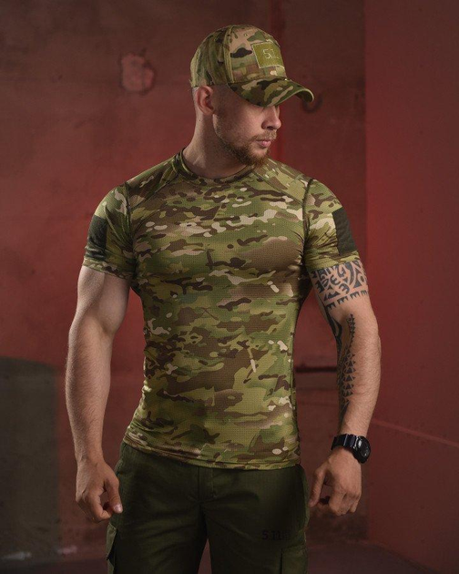 Тактическая мужская пароотводящая футболка S мультикам (87438) - изображение 1
