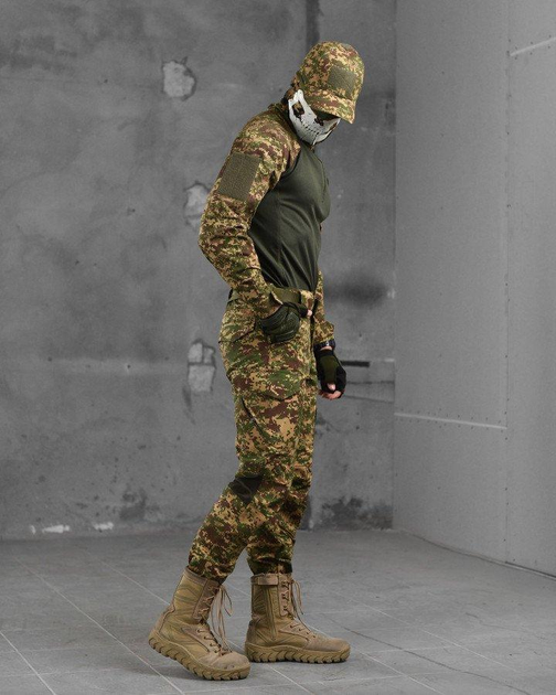 Тактический летний костюм 3в1 штаны+убакс+кепка S хищник (87428) - изображение 2