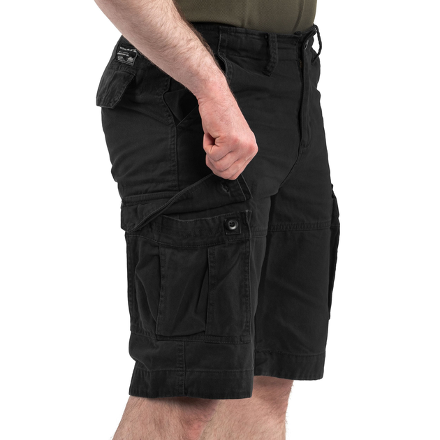 Шорти Sturm Mil-Tec US Vintage Shorts Prewash Black M (11404102) - изображение 2