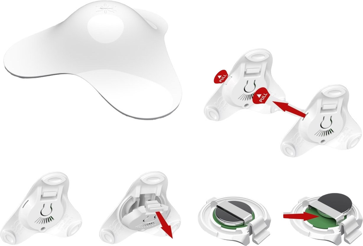 Портативний ультразвуковий відлякувач комарів Inmoless Chill Білий (5904209810215) - зображення 5