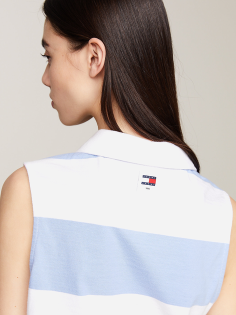 Поло жіноче Tommy Jeans DW0DW17764-C3S M Синє (8720646642250) - зображення 5