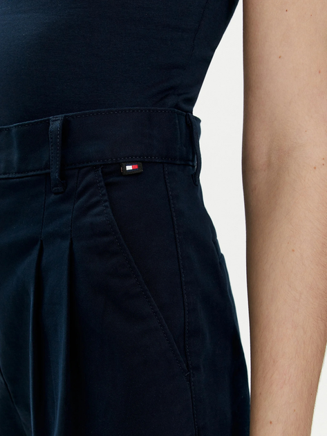 Spodenki damskie z wysokim stanem Tommy Jeans DW0DW17775-C1G 27 Niebieskie (8720646689286) - obraz 4