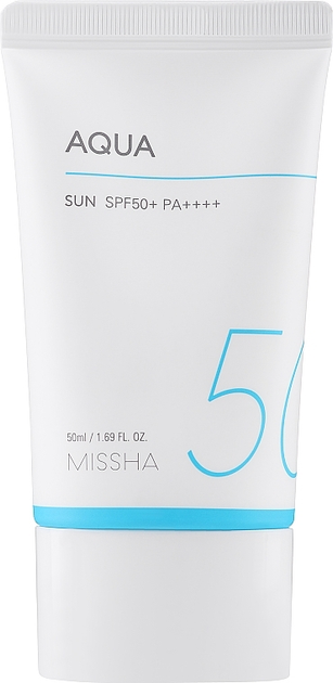 Сонцезахисний крем Missha Aqua SPF50+ 50 мл (8809747942121) - зображення 1
