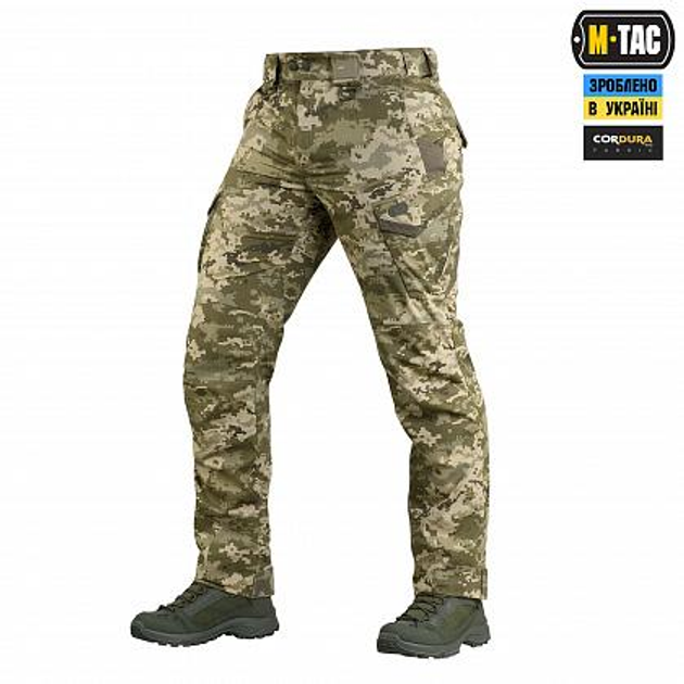 Тактические M-Tac штаны Aggressor Gen.II рип-стоп MM14 пиксель M/L - изображение 2