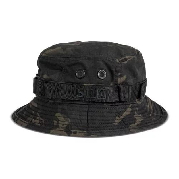 Тактическая панама "5.11 Multicam Boonie Hat " Multicam Black черный мультикам M/L - изображение 1
