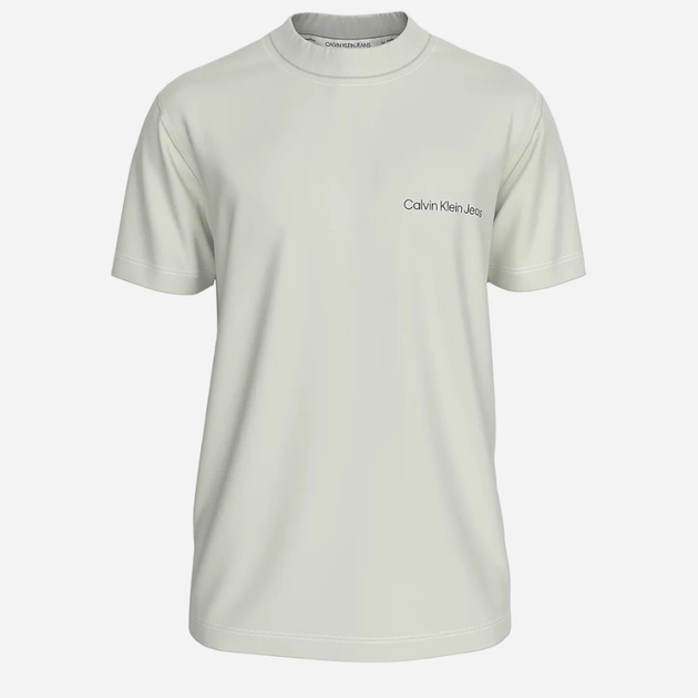Футболка бавовняна чоловіча Calvin Klein Jeans J30J324671-CGA 3XL Бежева (8720109353655) - зображення 3