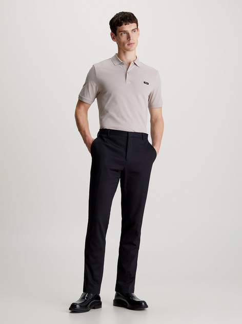 Koszulka polo męska Calvin Klein K10K111196-PAN S Beżowa (8720109257182) - obraz 3