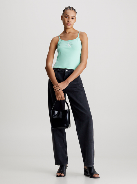 Майка жіноча Calvin Klein Jeans J20J223105-CCP L М'ятна (8720109332889) - зображення 3