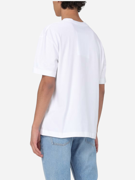 Koszulka męska bawełniana Calvin Klein Jeans J30J325195-YAF L Biała (8720109354706) - obraz 2