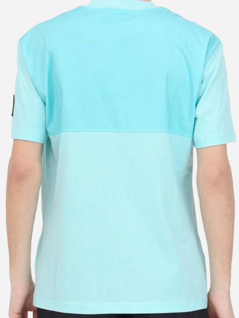 Koszulka męska bawełniana Calvin Klein Jeans J30J325215-CCP L Błękitna (8720109363364) - obraz 2