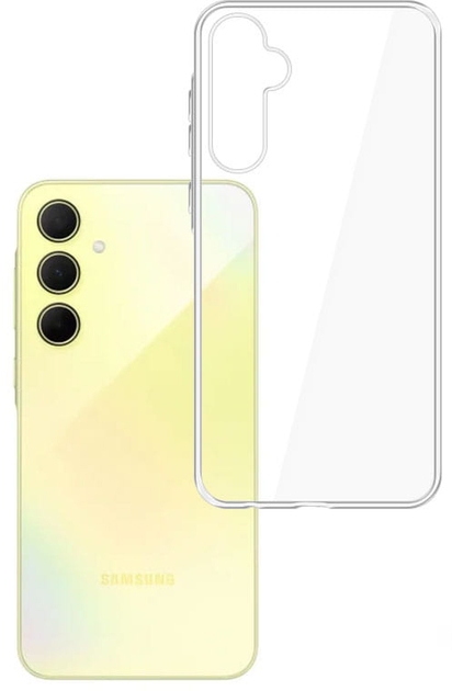 Акція на Панель 3MK Clear Case для Samsung Galaxy A35 5G Transparent від Rozetka