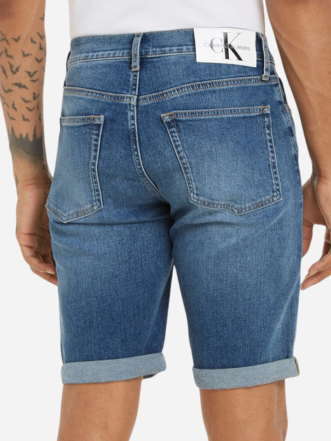Шорти джинсові короткі чоловічі Calvin Klein Jeans J30J324874-1A4 29 Сині (8720109460834) - зображення 2