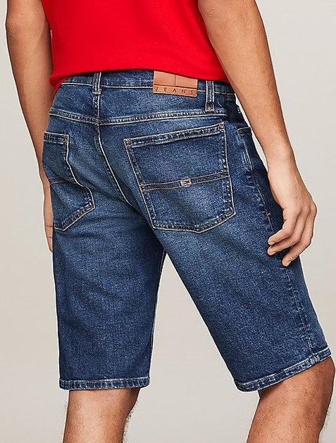 Krótkie spodenki męskie jeansowe Tommy Jeans DM0DM18791-1BK 36 Niebieskie (8720646755318) - obraz 2