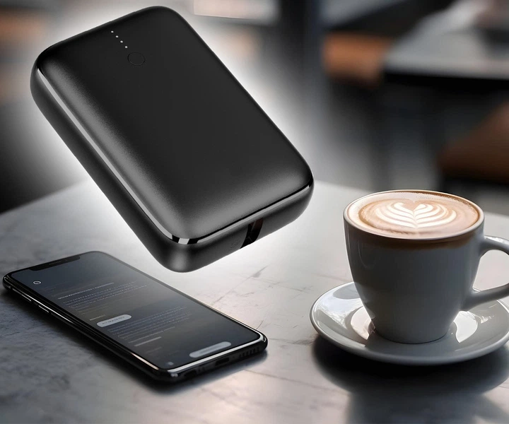 Powerbank Platinet 10000 mAh 20W PD 3.0 Black (PMPB10DL104B) - obraz 4