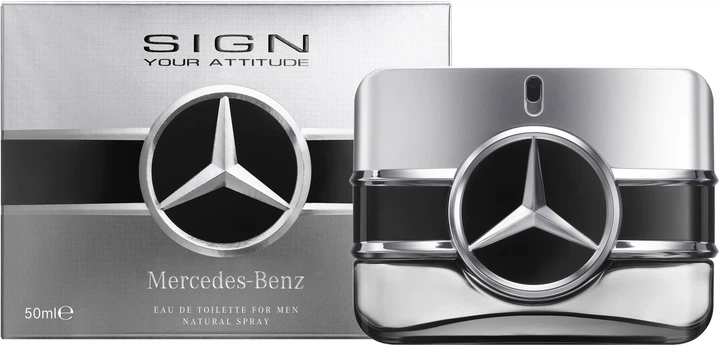 Туалетна вода для чоловіків Mercedes-Benz Sign Your Attitude 50 мл (3595471024299) - зображення 2