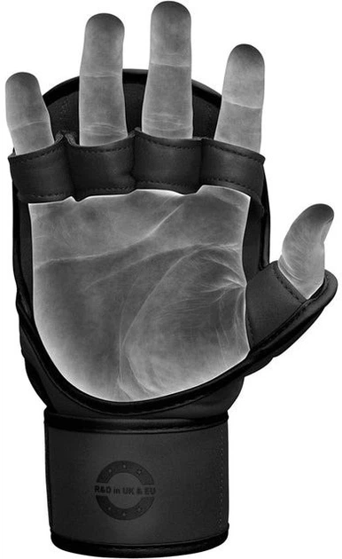 Перчатки для ММА RDX F6 KARA Matte Plus S/M капа в комплекте Black (GSR-F6MB-S/M+) - Фото 5 Перчатки для ММА RDX F6 KARA Matte Plus S/M капа в комплекте Black (GSR-F6MB-S/M+) - изображение 5