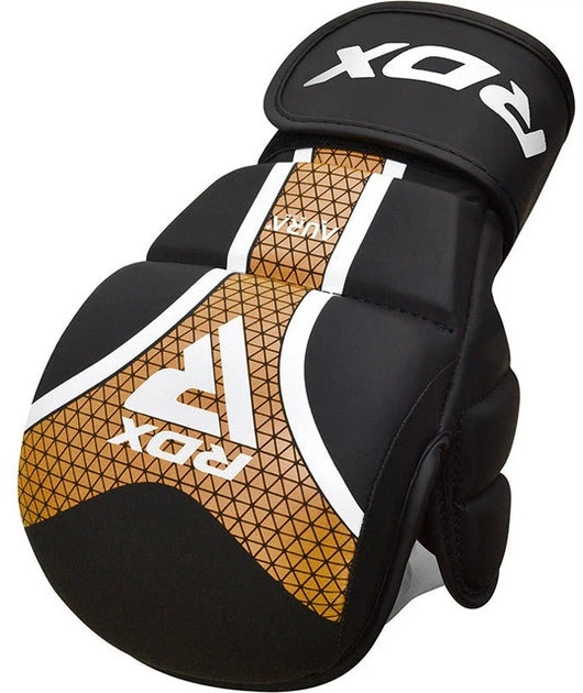 Перчатки для ММА RDX SHOOTER AURA PLUS T-17 L капа в комплекте Black/Golden (GSR-T17BGL-L+) - изображение 3