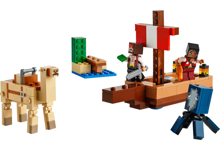 Конструктор LEGO Minecraft Подорож на піратському кораблі 166 деталей (21259) - зображення 2