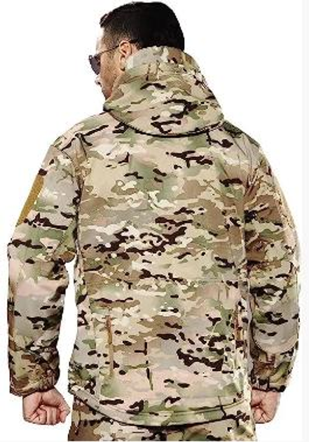 Флісова куртка ReFire SoftShell, колір мультикам, 78512452-XXL - зображення 2