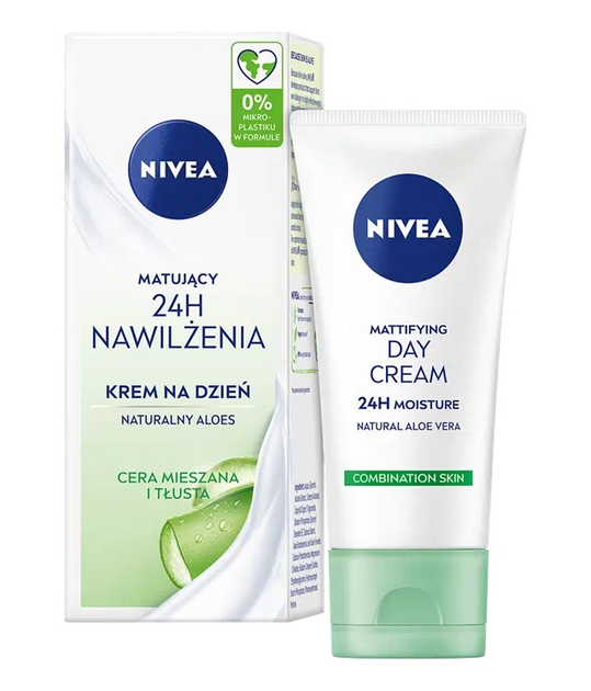 Денний крем NIVEA Матуючий Інтенсивне зволоження 24 години 50 мл (4005808572663) - зображення 1