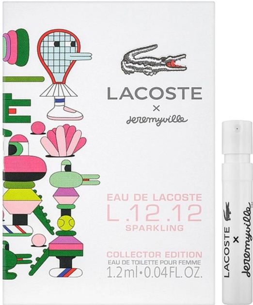 Акція на Туалетна вода для жінок Lacoste Eau de Lacoste L.12.12 Pour Elle Sparkling x Jeremyville 1.2 мл від Rozetka