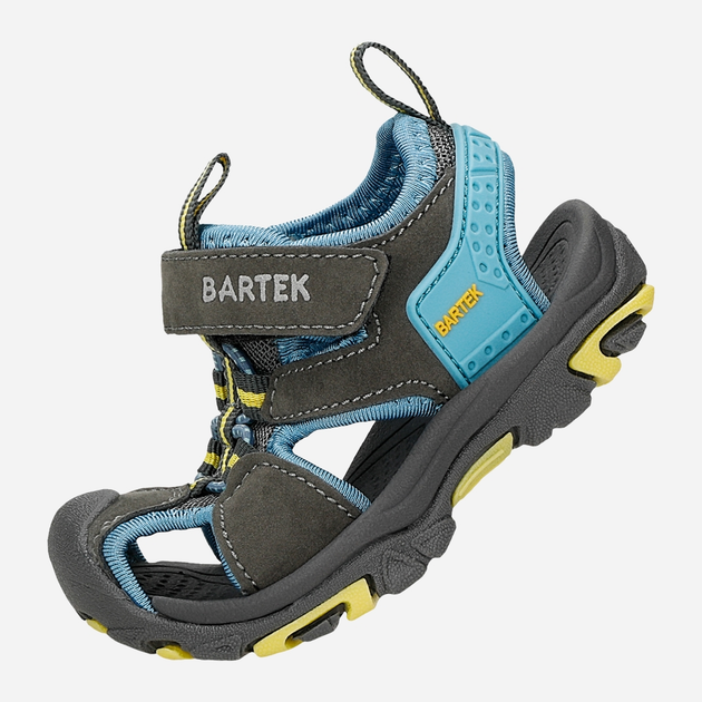 Дитячі сандалії для хлопчика Bartek 11042505 22 Сірий/Синій (5904699047054) - зображення 5