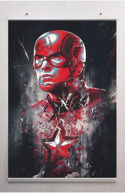 Постер BEGEMOT Мстители Супергерои MARVEL Стивен Роджерс Капитан Америка Captain America 40x61 см (1120989) - изображение 2