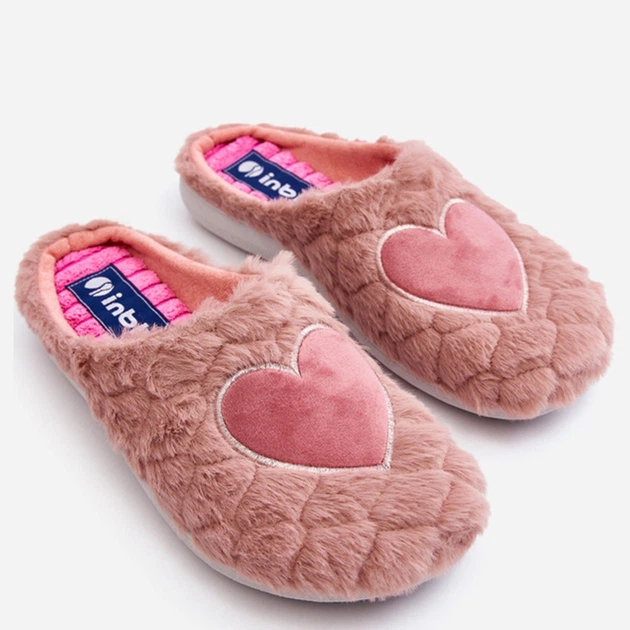 Kapcie damskie ciepłe Inblu EC000099 41 Różowe (5905677966565) - obraz 5