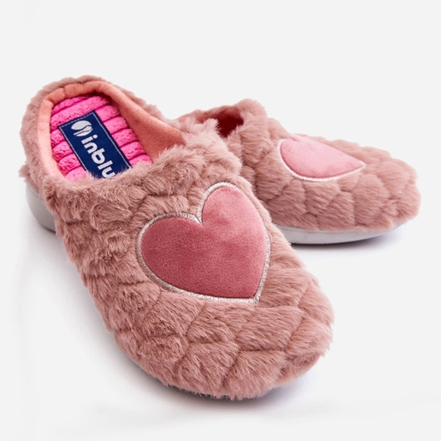 Kapcie damskie ciepłe Inblu EC000099 41 Różowe (5905677966565) - obraz 7