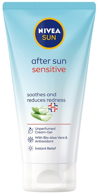 Kрем-гель після засмаги Nivea Sun After Sun Sensitive Sos заспокійливий 175 мл (4005900702630) - зображення 1